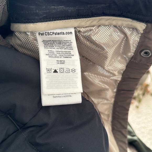 Columbia Black Brown Colorblock Anorak Jacket - Picture 9 of 10